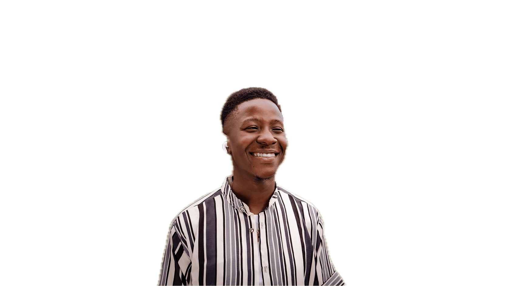 Fadare Ademilade Tobi, photographed outdoors in Lagos